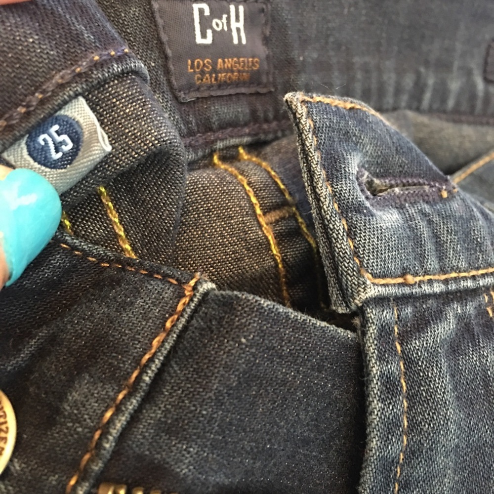 COH Amber Dark Stretch Denim Flare Bootcut Jeans - Picture 6 of 8